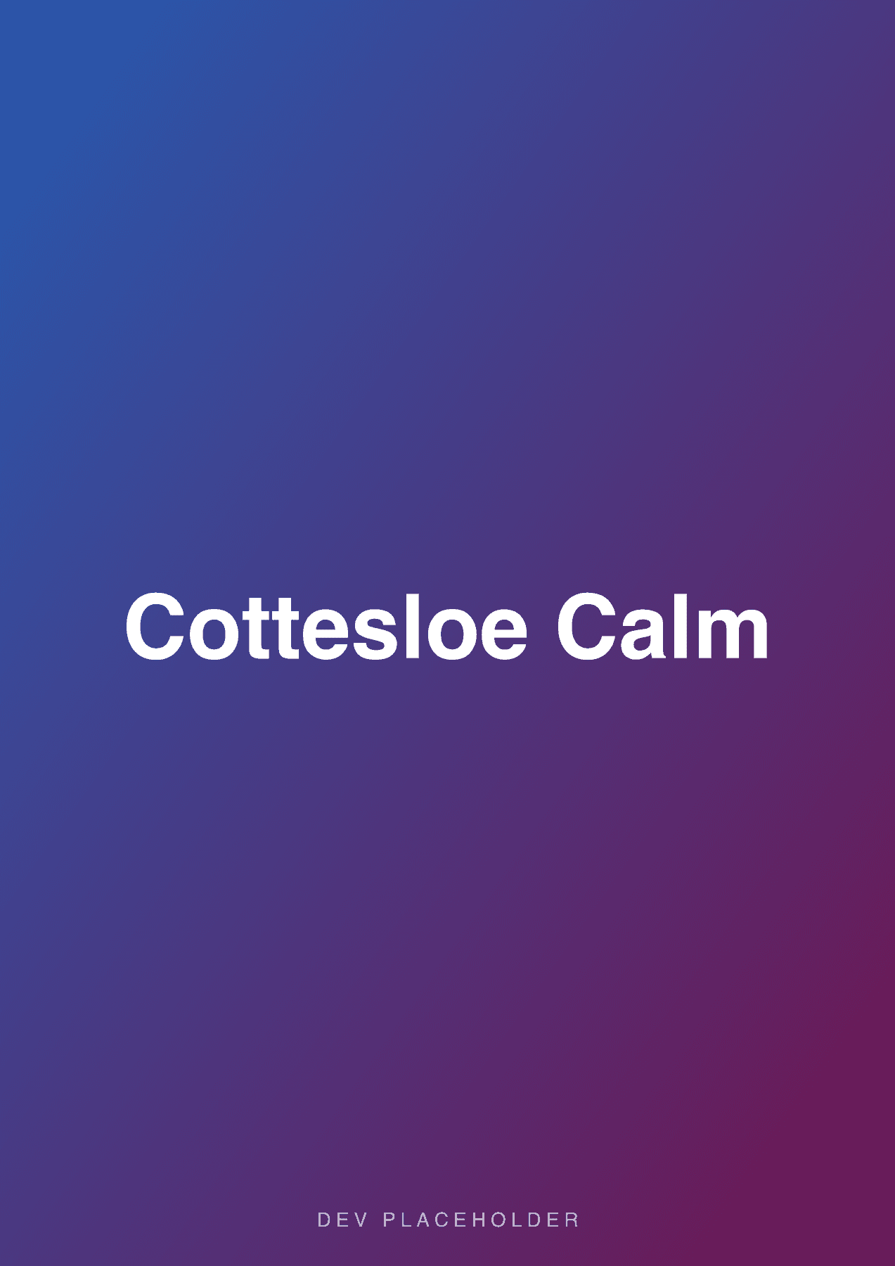 Cottesloe Calm