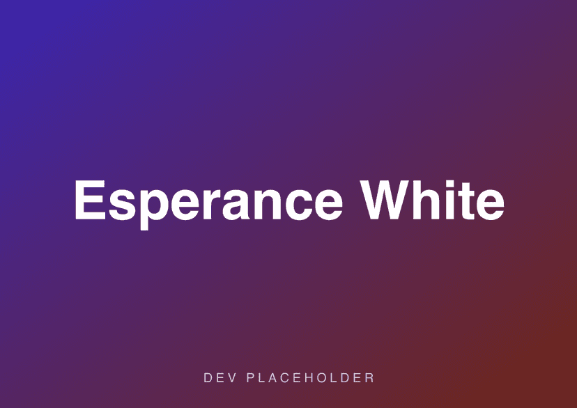 Esperance White