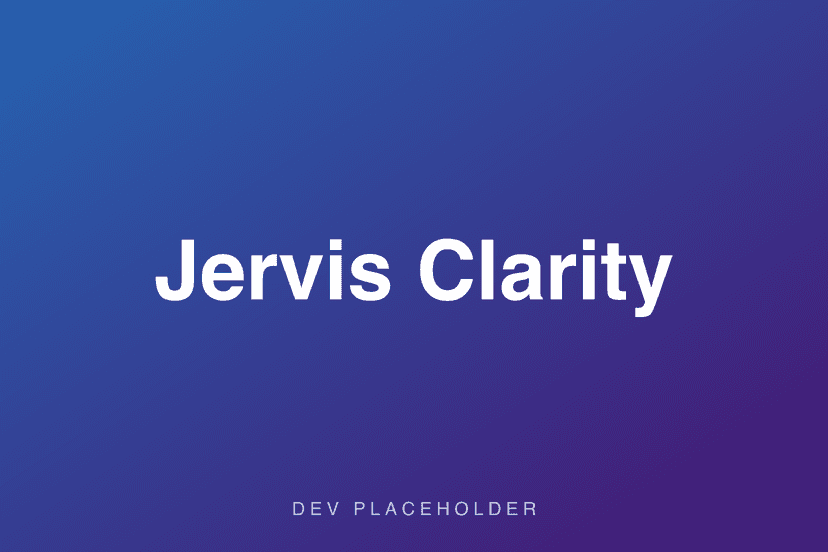 Jervis Clarity