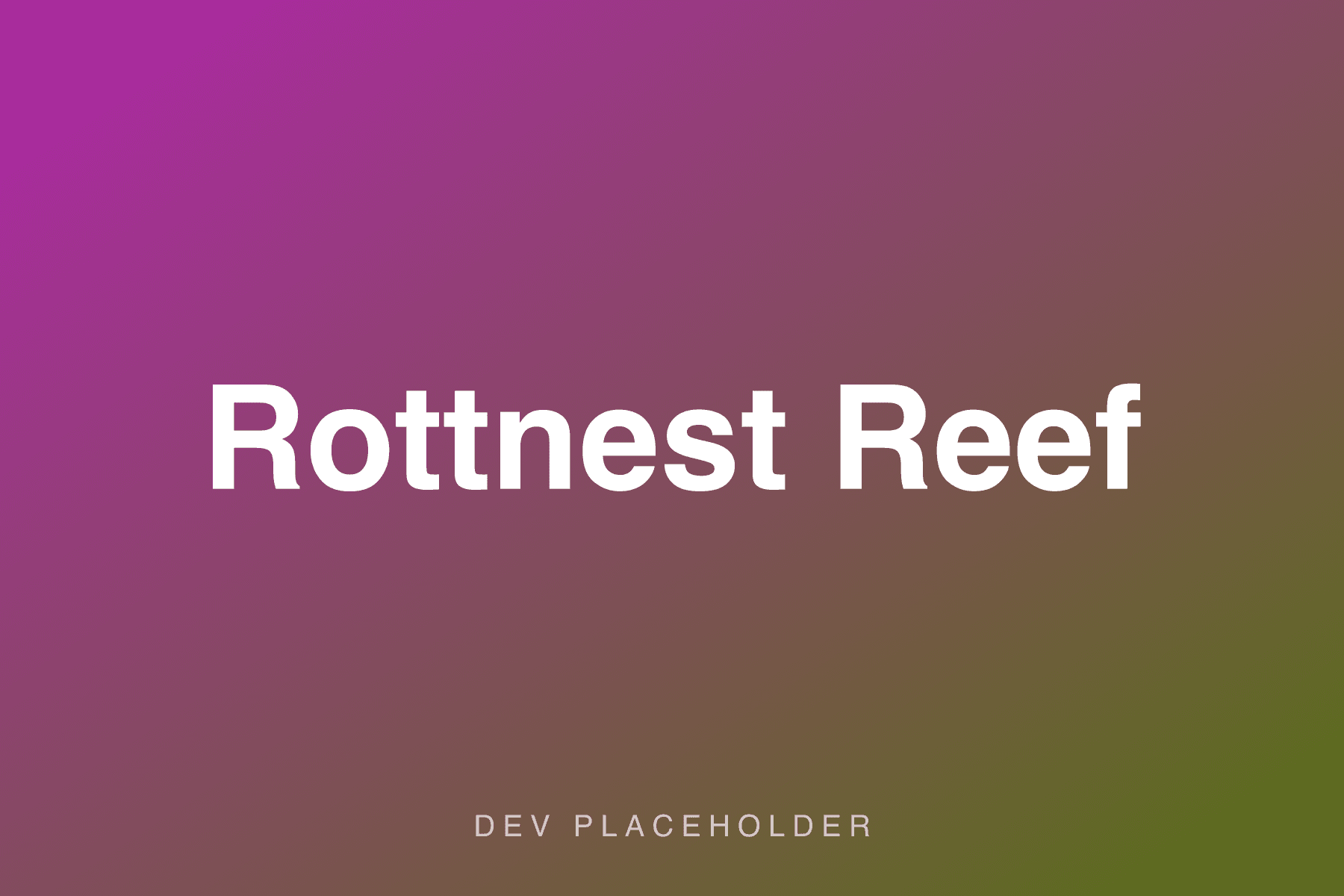 Rottnest Reef