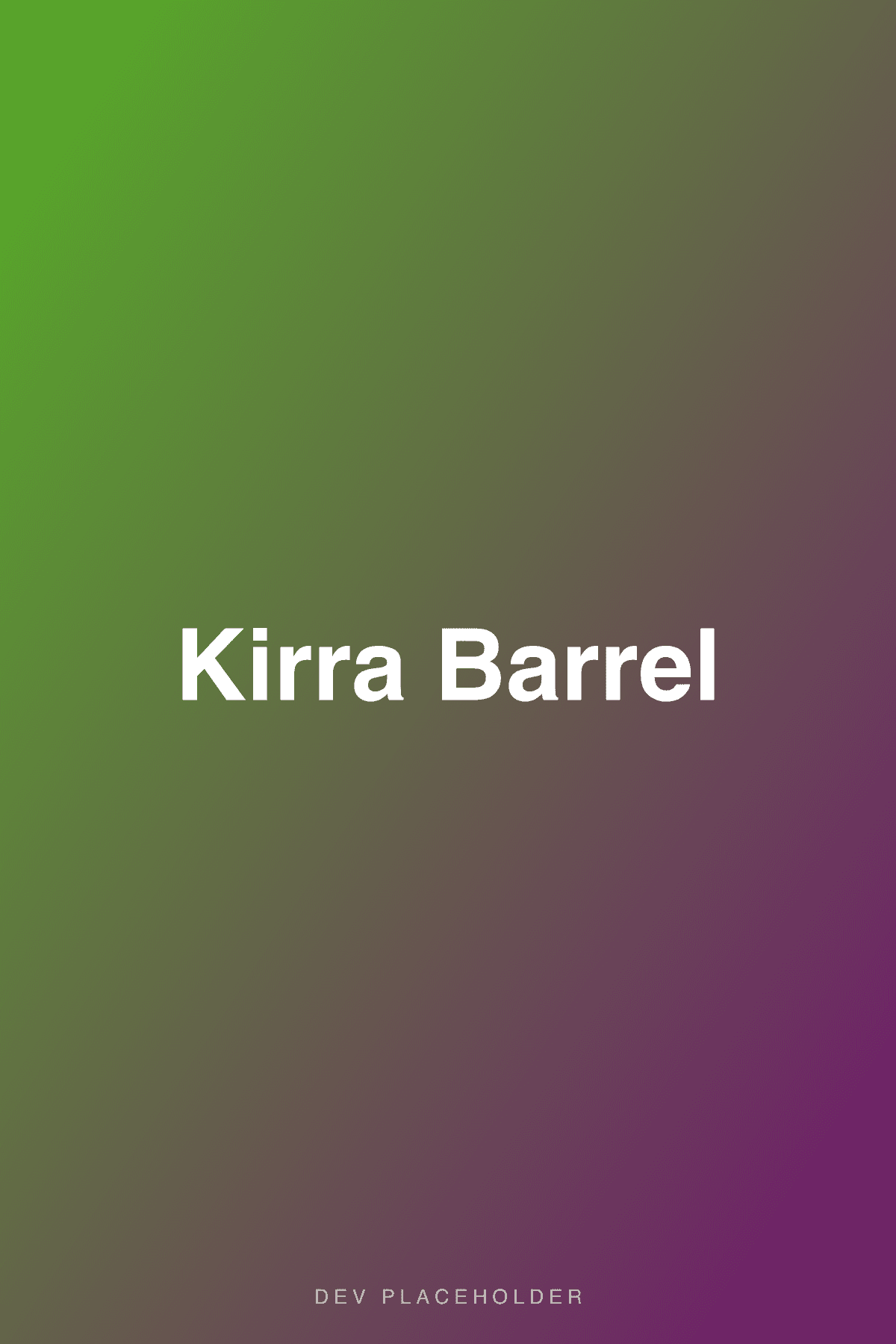 Kirra Barrel