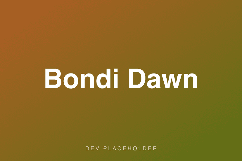 Bondi Dawn