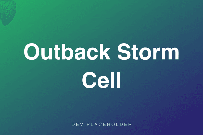 Outback Storm Cell