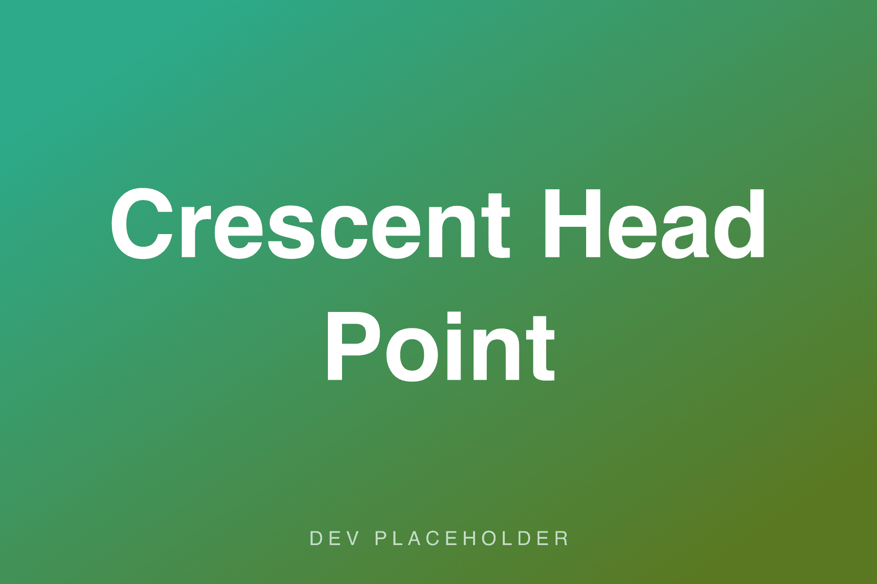 Crescent Head Point