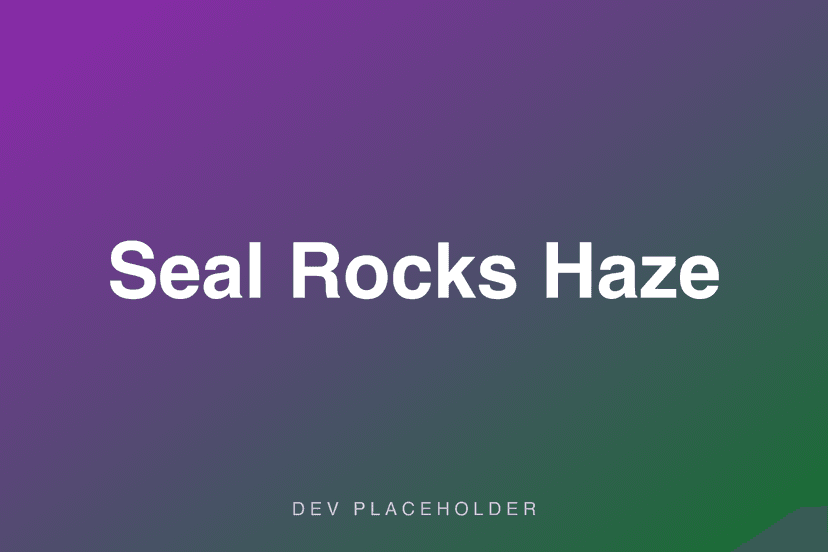 Seal Rocks Haze
