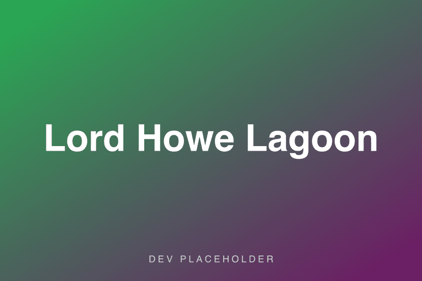 Lord Howe Lagoon