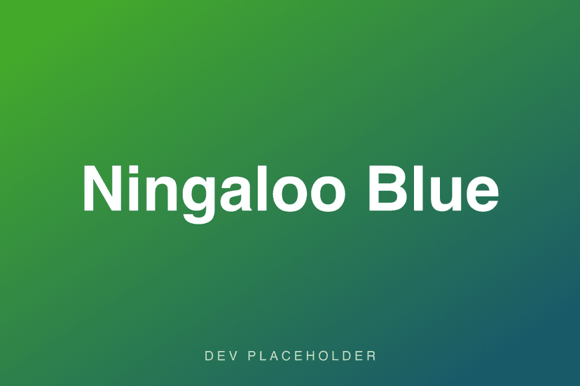 Ningaloo Blue