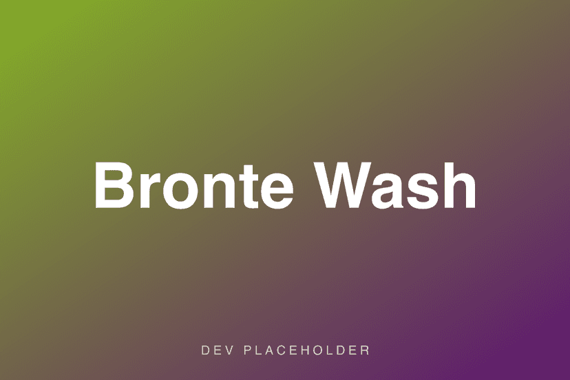 Bronte Wash
